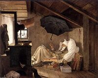 Carl Spitweg, Il poeta povero (1839)